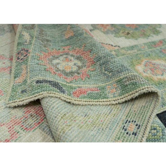 Turkish Oushak Rug 5' x 7'4" #20313 For Sale In Houston - Image 6 of 8