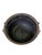 Vintage Turkish Hand-Hammered Copper Cauldron Pot – Gaziantep Asim Kulluk – Wrought Iron Handles For Sale - Image 4 of 7