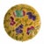 Ceramic Antique French Barbotine Majolica Fruit Decorative Plate For Sale - Image 7 of 16