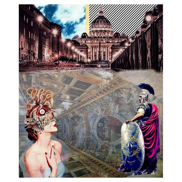 Chiara Santoro, Rome, Digital Collage, 2018 For Sale