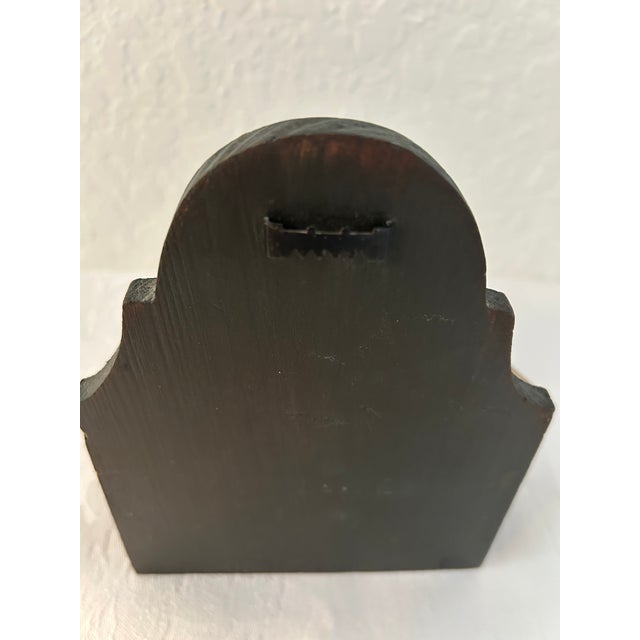 Vintage Hanging Wood Shaker Salt Box For Sale In West Palm - Image 6 of 8