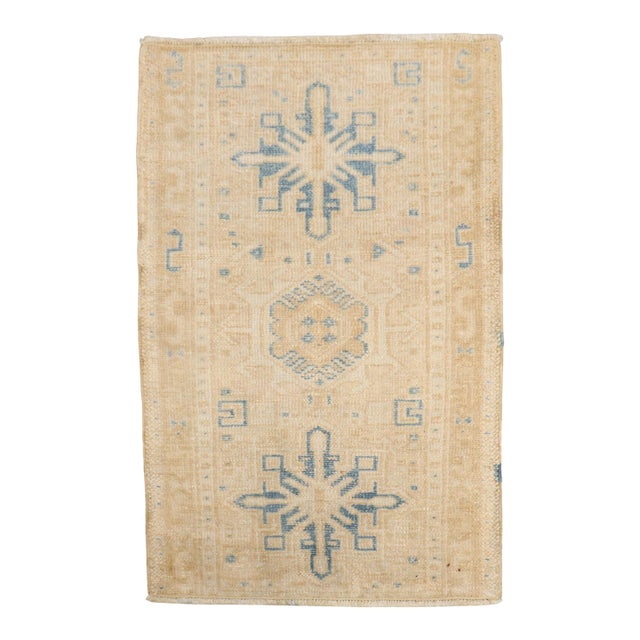 Antique Zabihi Collection Mini Persian Heriz Rug - 1'10" x 2'9" For Sale