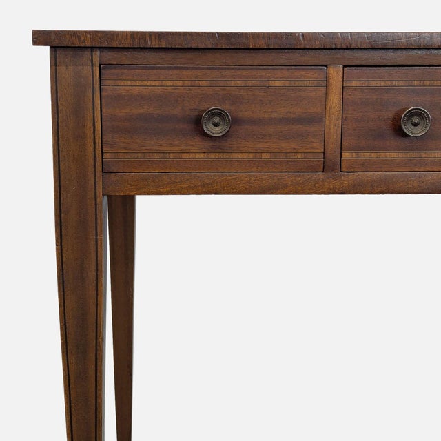 Brown Antique George III Mahogany Side Table For Sale - Image 8 of 10