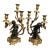 Circa 1880 French Louis XV Bronze Gilt Candelabras, Signed- a Pair For Sale