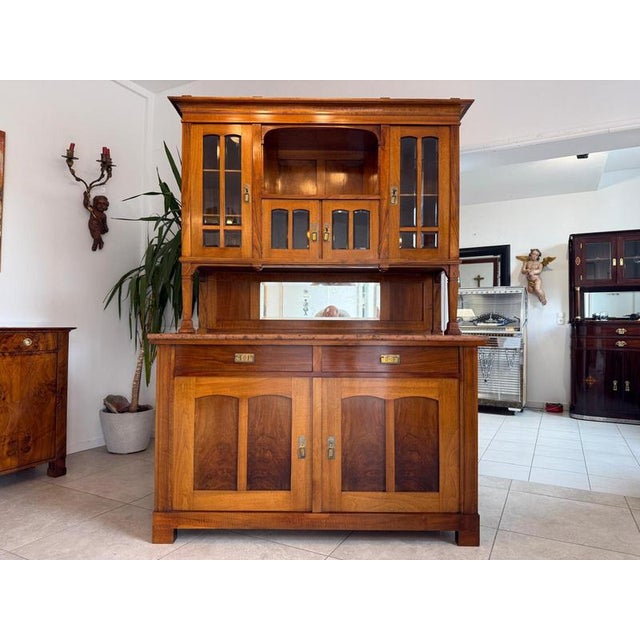 Art Nouveau Topped Kitchen Cabinet, 1920s For Sale - Image 4 of 15
