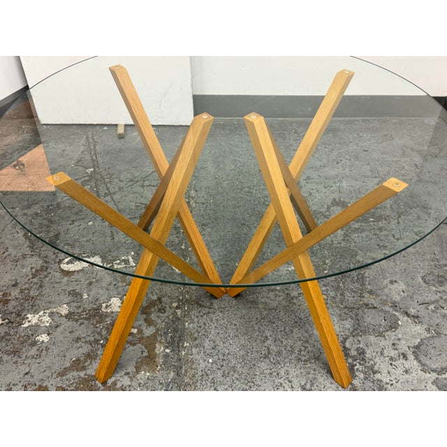 Wood Stephanie Jasny for the Hansen Family Mika Dining Table For Sale - Image 7 of 12