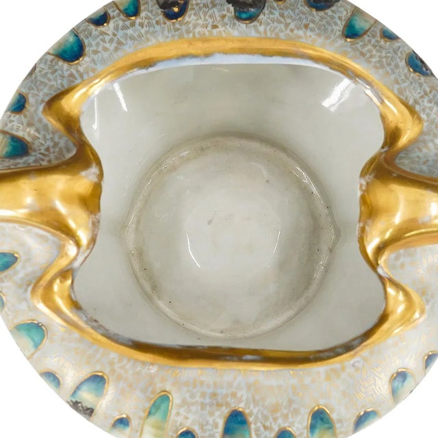 RStK Amphora Bowl, c.1900, Hand-Painted Floral & Gilt, 10.25-Inch For Sale - Image 10 of 15