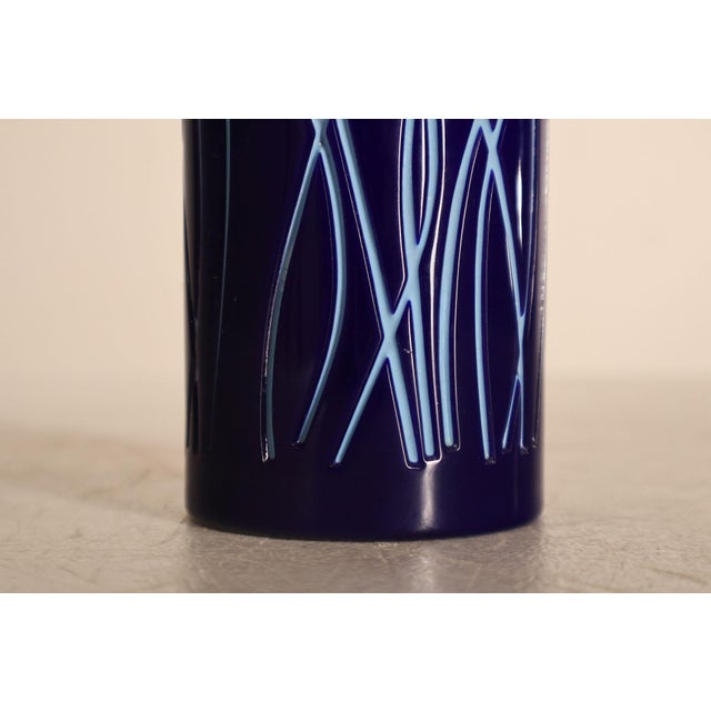 Wedgwood 'Neptune' Blue Vase For Sale - Image 12 of 18