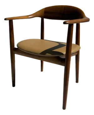 1960s Mid Century Teak Desk Chair