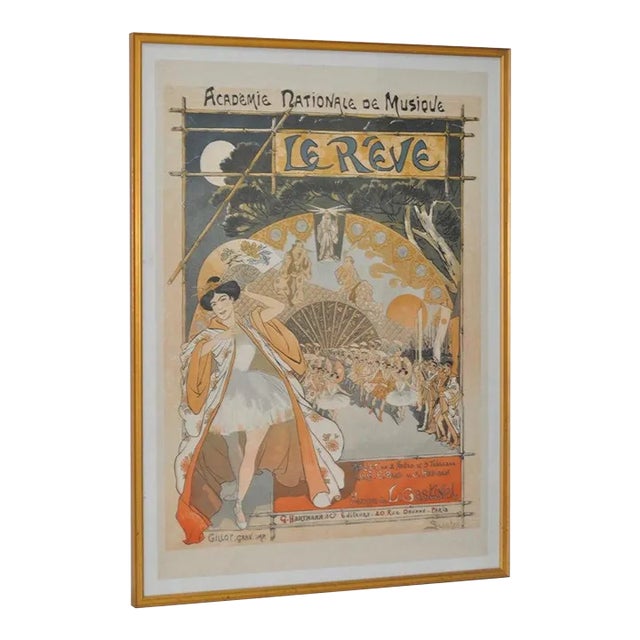 "Le Rêve" French Ballet Poster by Steinlen For Sale