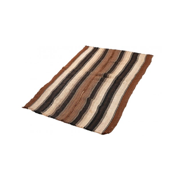 Vintage handwoven wool kilim rug from Kars region of Turkey. Approximatelly 50-60 years old. In very good condition. Rare...