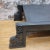 Black Vintage Chinese Black Elmwood Coffee Table With Carved Legs For Sale - Image 8 of 10