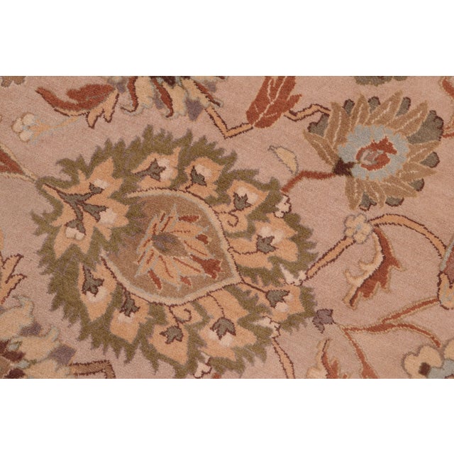 Pak-Persian Lucretia Taupe/Brown Wool Rug - 8'0'' X 10'1'' For Sale - Image 4 of 9