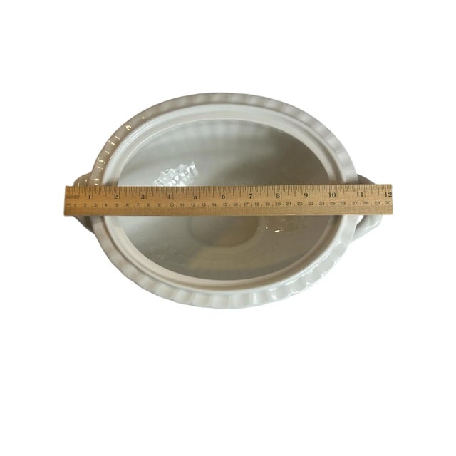 Vintage Ironstone Soup Tureen Red-Cliff For Sale - Image 9 of 12