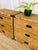 Vintage Pair of Woven Rattan Chest on Chest Dressers Boho Chic Campaign Style For Sale - Image 15 of 15