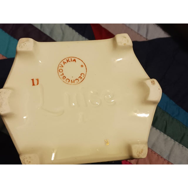 Antique Deco Canister Set Complete! Cruets Saltbox 14 Pieces Plus Lids 1920's For Sale - Image 4 of 4