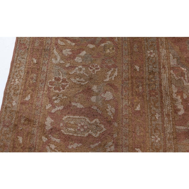 Oversized Antique Indian Amritsar Rug For Sale - Image 9 of 9