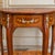 French 1980 French Artisan Louis XVI Brown Mahogany Side Table For Sale - Image 3 of 9
