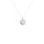 Elevate your jewelry collection with this stunning, timeless diamond circle pendant. Crafted in lustrous 14K white gold,...