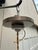 Vintage Knob and Tube Hanging Fixture With Pinwheel Shade For Sale - Image 4 of 5