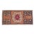 Small Turkish Rug Hand Knotted Faded Mat Entry Decor, Distressed Low Pile - 1'6'' X 3' For Sale