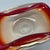 Italian Murano Glass Red-Yellow Bowl, 1970s For Sale - Image 17 of 18