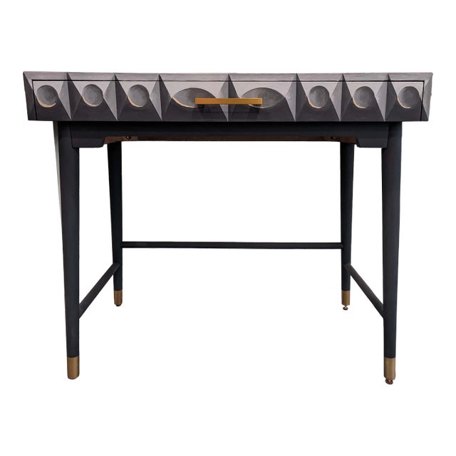 Black Console Table With Drawer For Sale