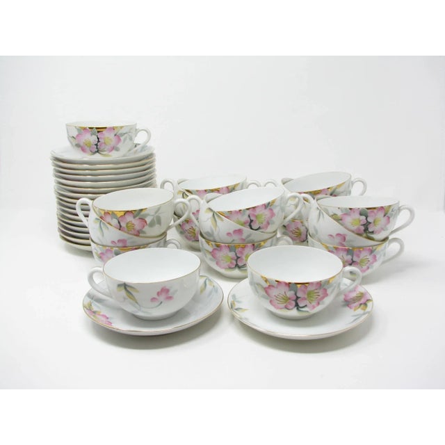 Vintage Noritake Azalea Porcelain Dinnerware Service for 18 With Floral Design - 126 Pieces For Sale - Image 10 of 13