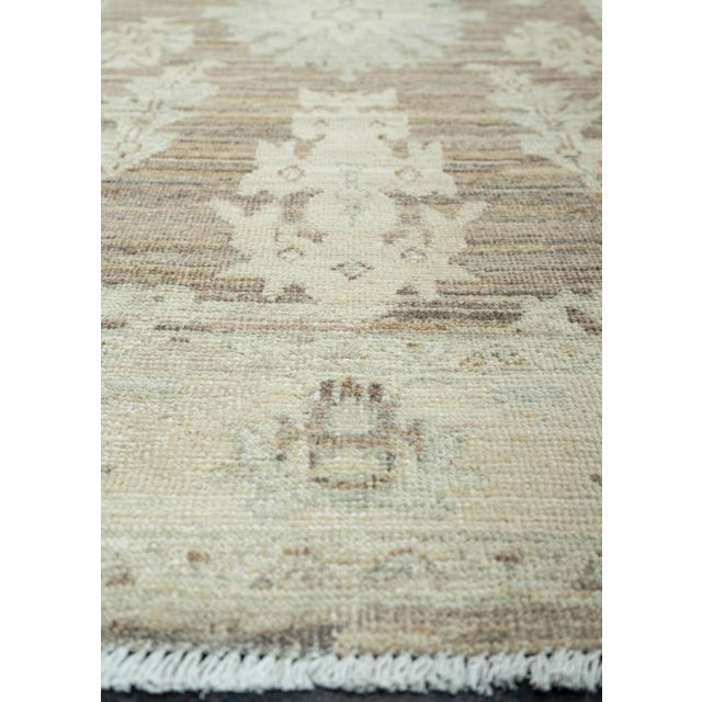 Contemporary Oushak Rug 3'2"x 4'11" For Sale - Image 3 of 4