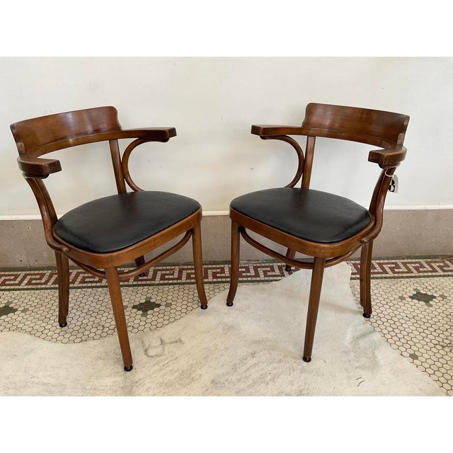 Add a dash of historic European craftsmanship and mid-century architectural elegance to your space with this striking pair...