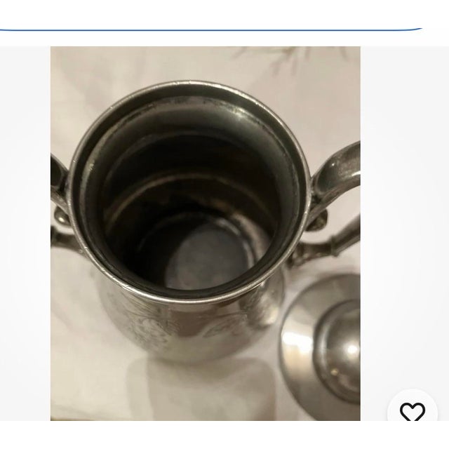 Wilcox 1866 Silver-Plated Tea Set For Sale - Image 9 of 11