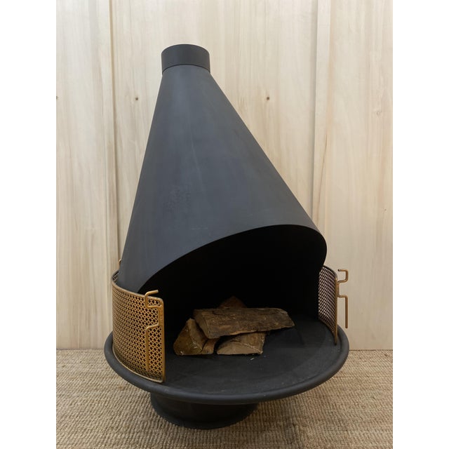 1970s Open Fireplace in Iron, 1970s For Sale - Image 5 of 10