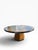 Wood Late 20th Century 60” Postmodern Birdseye Maple Dining Table With Polished Metal Banding – Masterpiece Custom Furniture For Sale - Image 7 of 15