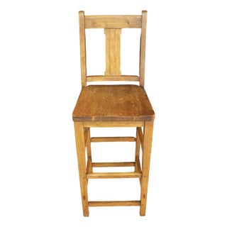 1943 English Arts & Crafts Design Clerk's Stool For Sale