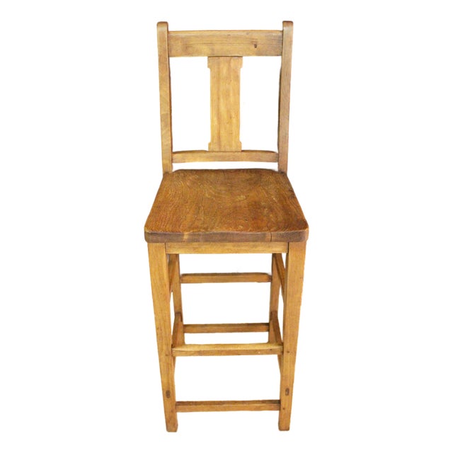 1943 English Arts & Crafts Design Clerk's Stool For Sale