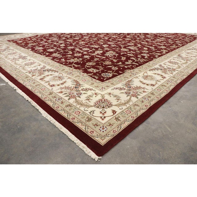 Vintage Chinese Tabriz Rug, 12’00 X 15’04 For Sale In Dallas - Image 6 of 8