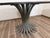 Custom Vintage Sculptural Copper Dining Table With Four Steel Chairs For Sale - Image 11 of 17