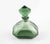 Vintage Cubist Art Deco Decanter in Green Art Glass, France, 1930s For Sale - Image 6 of 7