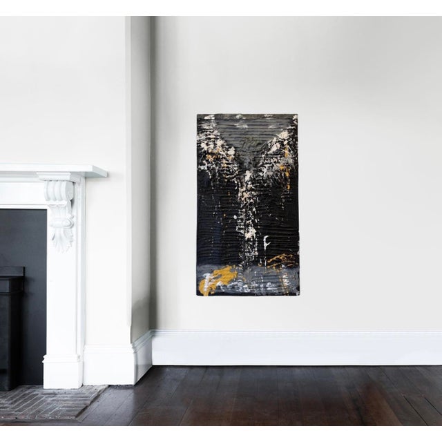 This abstract painting is by well known and listed artist Vladimir Prodanovich (Yugoslavia, b. 1952), who painted it in...
