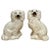 Mid 19th Century Diminutive Antique Staffordshire Black & White Seated Spaniels, C. 1860s - A Pair For Sale - Image 12 of 12