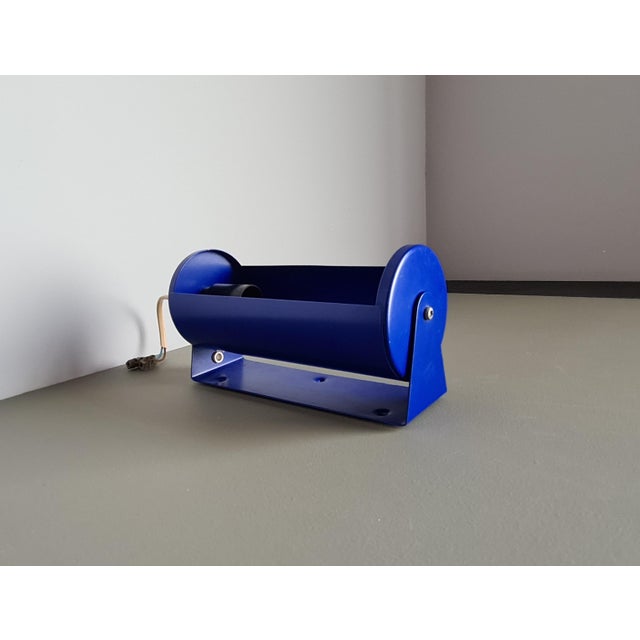 Vintage ikea wall light in electric blue lacquered sheet metal origin: sweden / europe (ikea) style: scandinavian design,...