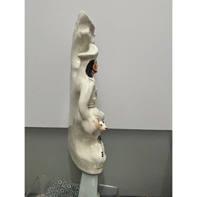 Figurative "Robin Hood" English Staffordshire Spill Vase For Sale - Image 3 of 4
