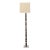 Arteriors Tanner Modern Floor Lamp With Mixed Horn Finish and Square Shade For Sale