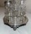 Silver Antique 1800's Ornate Cut Crystal Silver Plate Figural Cruet Condiment Set Caddy For Sale - Image 8 of 16
