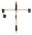 Abstract "Tronic Cross" Artography Large Mixed Media Sculpture by Pasqual Bettio For Sale