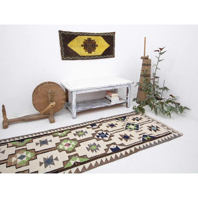 Mid 20th Century Vintage Kilim Runner For Sale - Image 5 of 6