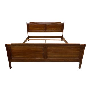 Vintage Stickley Solid Cherry King Size Bed For Sale