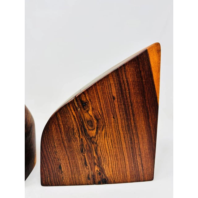 Brown Don Shoemaker Cocobolo Sculptural Bookends for Señal, Mexico, 1960s For Sale - Image 8 of 15