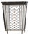 Vintage Metal Radiator Cover Console Table Black Real Marble Entryway Stand For Sale