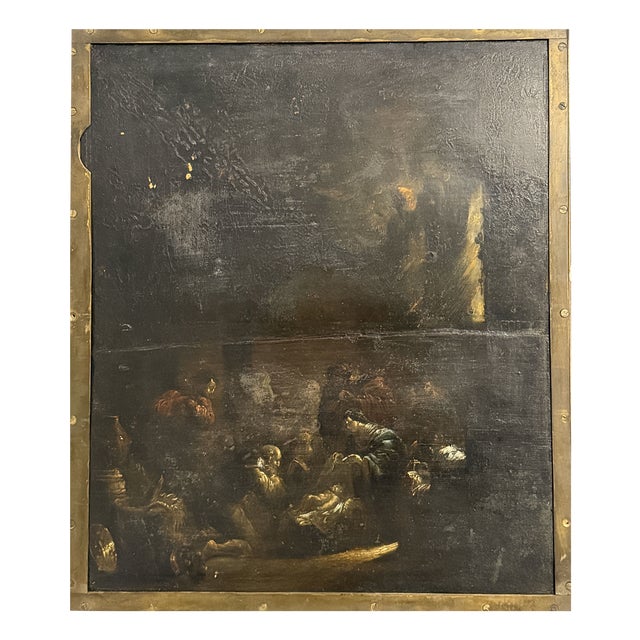 Flemish School Artist, Adoration of the Child Jesus, 17th Century, Oil on Panel For Sale